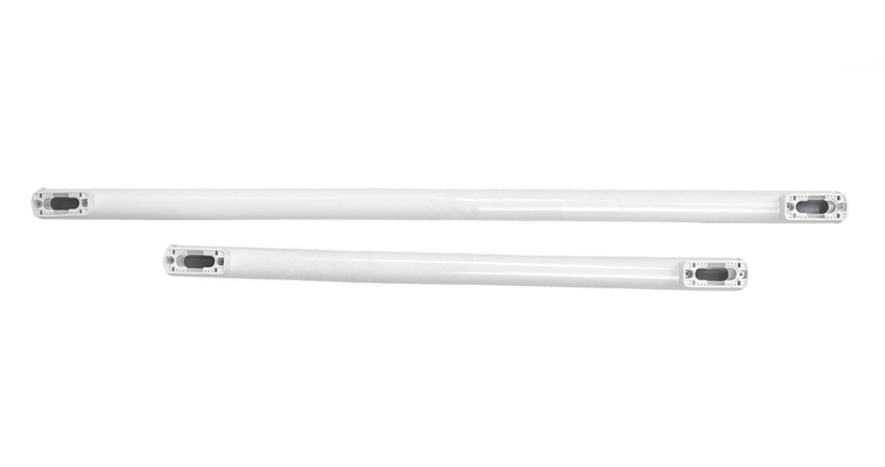 WR01A02122 - Genuine OEM GE Refrigerator Door Handle Set,White